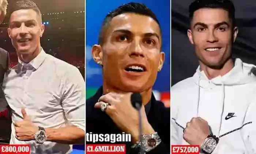Ronaldo's collection of watches worth billions of rupees