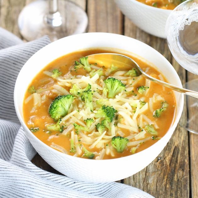 Smoky Cheesy Cauliflower and Broccoli Soup-article